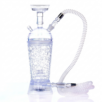 HOOKAHLUX Premium Portable LED Acrylic Hookah