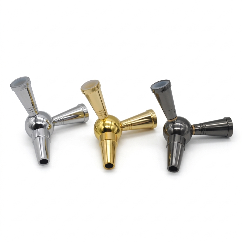 HOOKAHLUX Premium Double Hose Connector