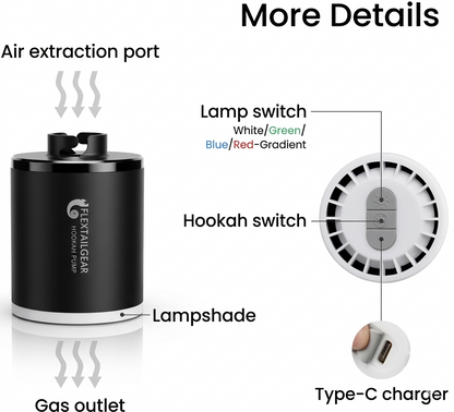 HOOKAHLUX Premium Smoke Enhancer™ Pump