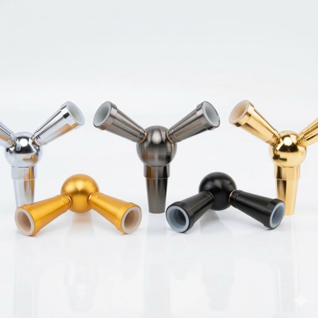 HOOKAHLUX Premium Double Hose Connector
